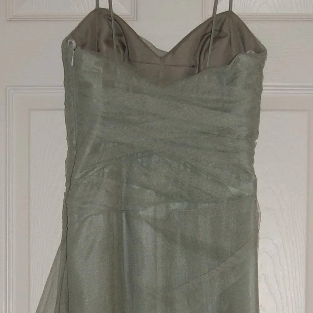 Vera Wang Dress, Women Size 2 Green - Picture 5 of 10